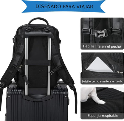 MaxTravel™ - Mochila Viajera expandible 30L HighQuality