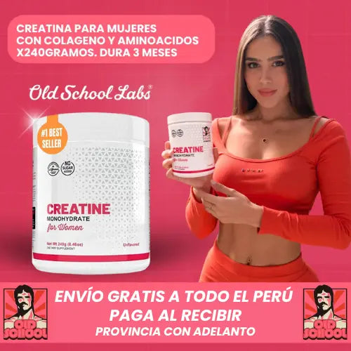 Creatina con Colágeno™ Potencia el crecimiento de glúteos y piernas, sin engordar