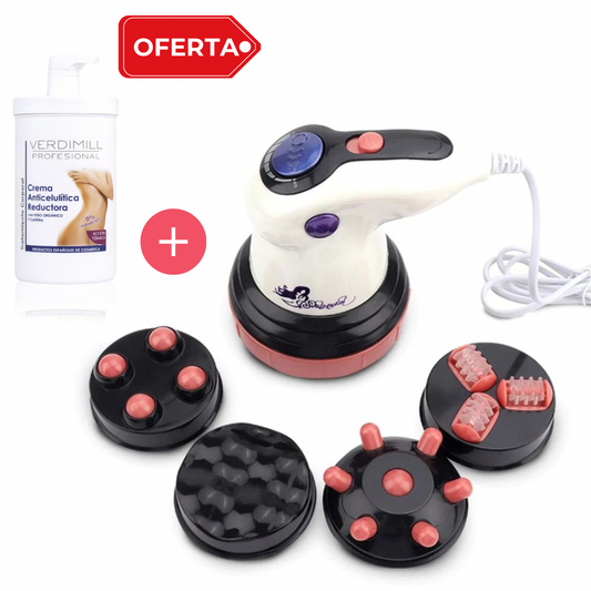 CelulisRelax 5 en 1 - Masajeador Anticelulítico+Crema Reductora GRATIS