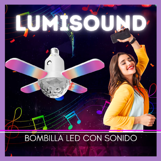 Parlante Bluetooth con Luz LED Integrada – Lumisound